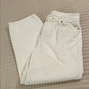 H & M White Denim Jeans